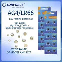 10-200pcs AG4 Button Coin Batteries LR66 1.5V Alkaline Button Cell Battery for Motherboard Scale  Watch Toys Remote