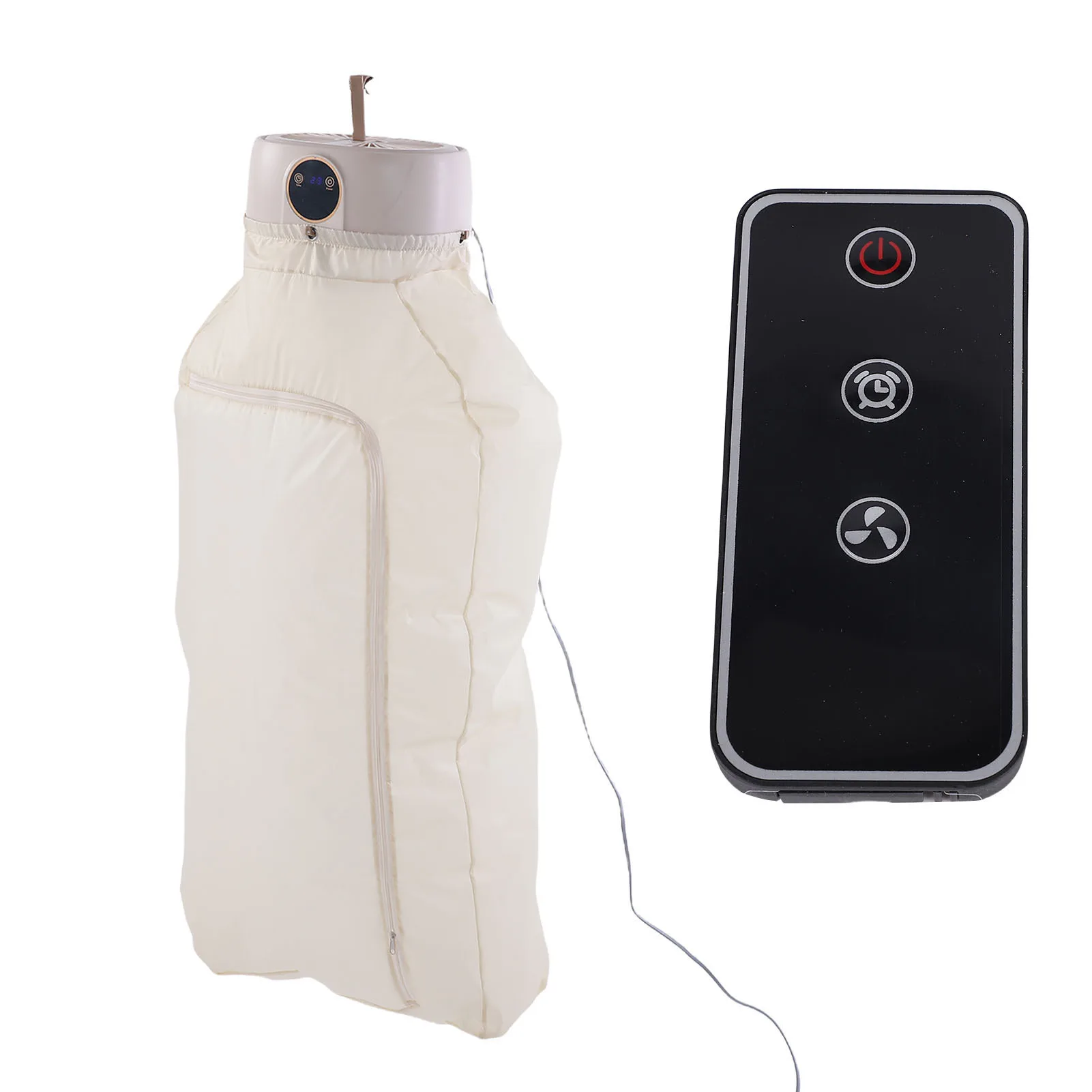 

Portable Clothes Dryer Large Capacity Low Noise Foldable Electric Drying Machine with Dry Bag Remote Control for Home Dormitory