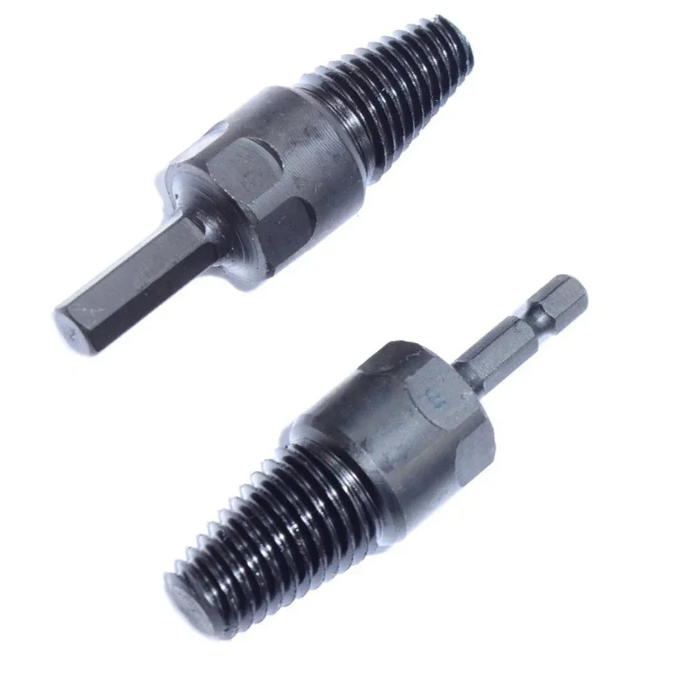 2pcs 4/6point Pipe Broken Screw Extractor Screw Remover Hex Shank Impact-driver Extractor Tool Set For Home Repair Maintenance