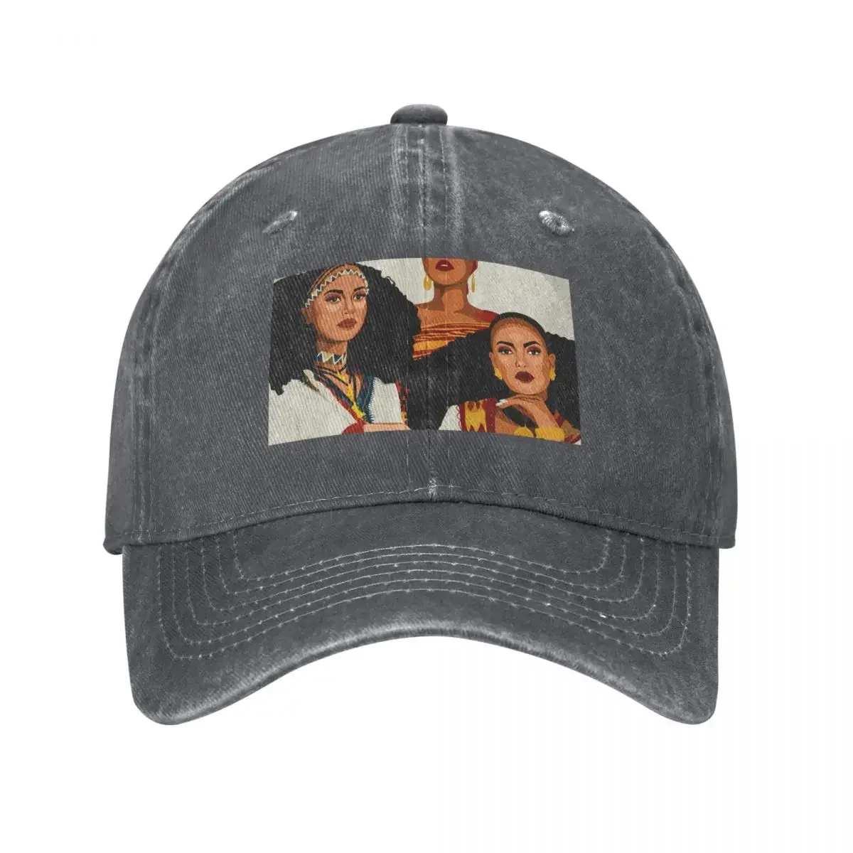 

African Trio Art Print Baseball Cap luxury caps Hat men foam party Hat hiking hat For Girls Men's