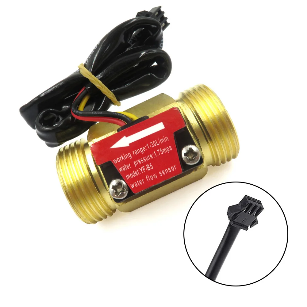 

1pc G3/4 Water Flow Sensor Flow Meter Water Flow Switch For Water Heater Coffee Machine Drinking Fountains