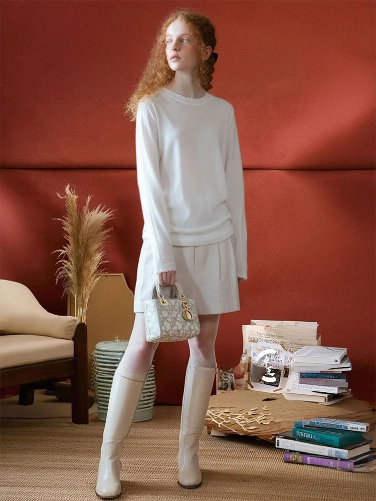 

Женская футболка ZhuoZhi: однотонная, с кружевными вставками, белая, весенняя новинка, простой круглый вырез, универсальный топ, дышащий, комфортный, приятный к телу...