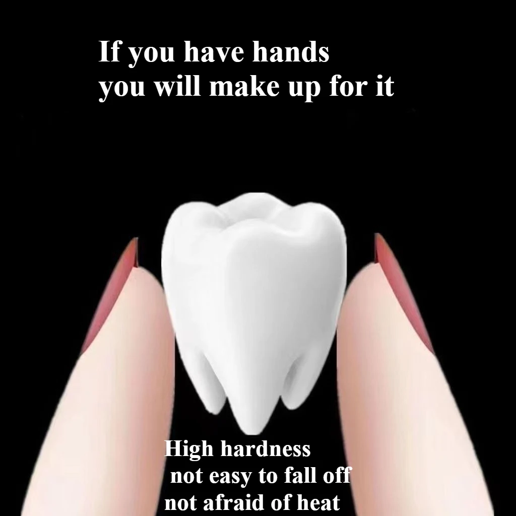 Riparazione temporanea della resina di riempimento dentale MissingGap tra i denti Materiali curabili UV Laboratorio di riparazione rapida Migliora l'aspetto