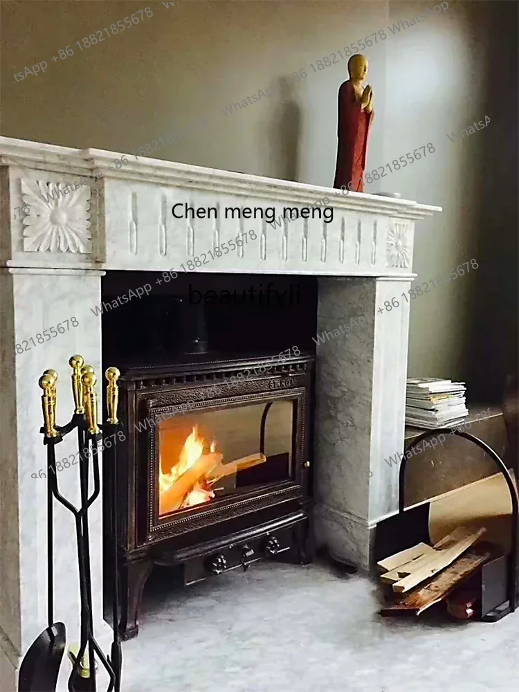 

B7304 Real fire fireplace, wood-burning villa homestay indoor wood-burning cast iron heating stove