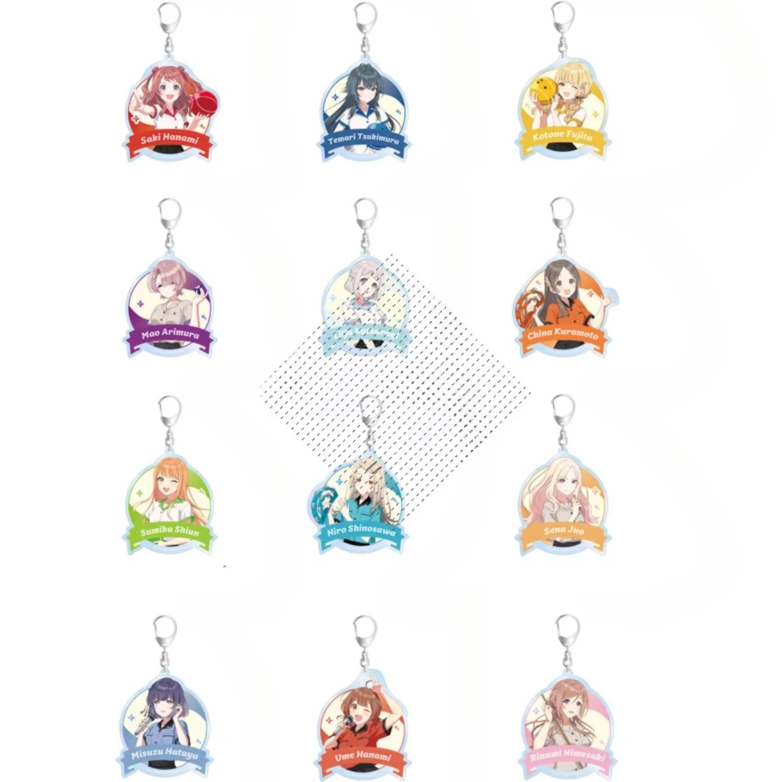 

Игра Temari Tsukimura Rinami Himesaki Saki Shinosawa Lilja Katsuragi брелок кукла аниме акриловый брелок кулон для подарка