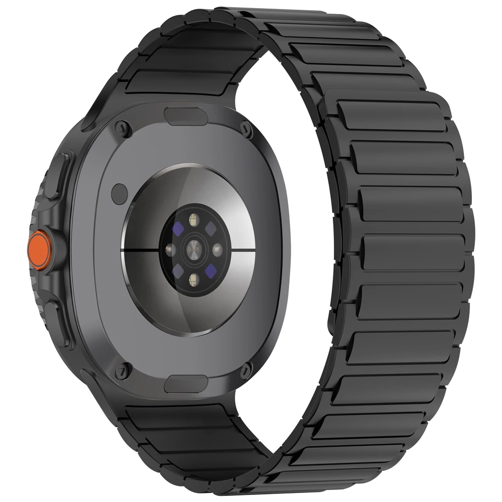 Sport Silicone Strap For Samsung Galaxy Watch 8/8 Classic 40mm 44mm 46mm Magnetic Replacement Band For Galaxy Watch 8 Bracelet