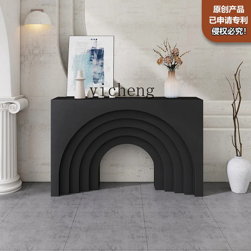 

Tqh Modern Minimalist Home Entrance Cabinet Chinese Style Console Living Room Decoration Display Stand