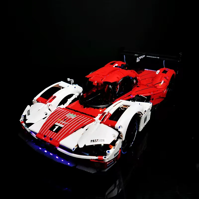 RC DIY LED ライトキット レゴ GULY 10615 テクニカル 963 スポーツカーハイパーカー用 (LED ライトのみ、ブロックモデルなし)