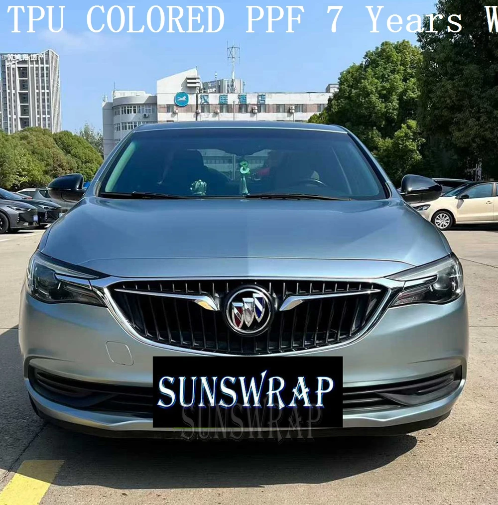 Professional Matte Blue TPU Color PPF Wrap Film for Car, Boat, Yacht, Plane - Wet Application, Paint Protection Vinyl  5x52ft