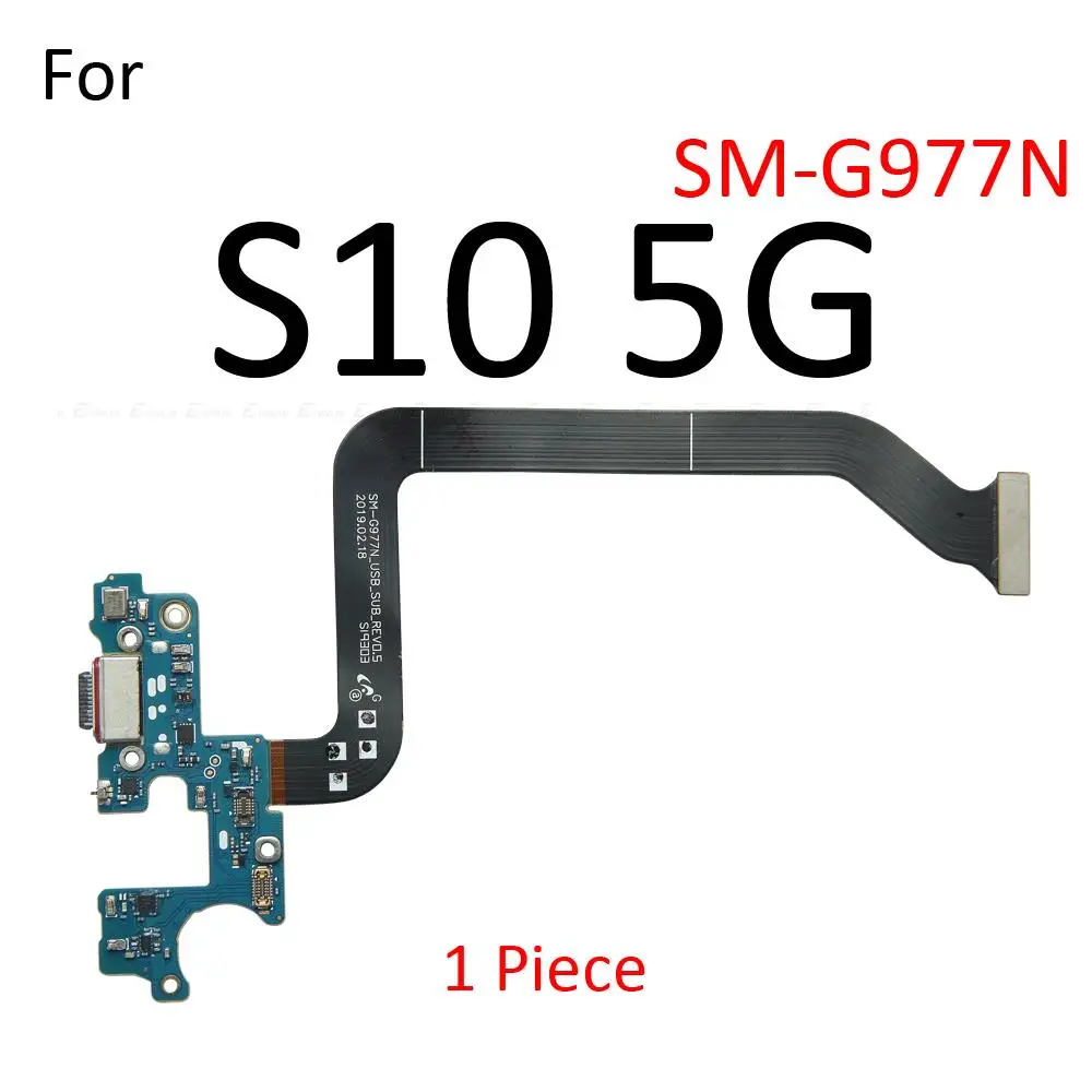 Fast USB Charging Charger Dock Port Board With Microphone Mic Flex Cable For Samsung Galaxy S20 FE Ultra Plus S10 5G Lite