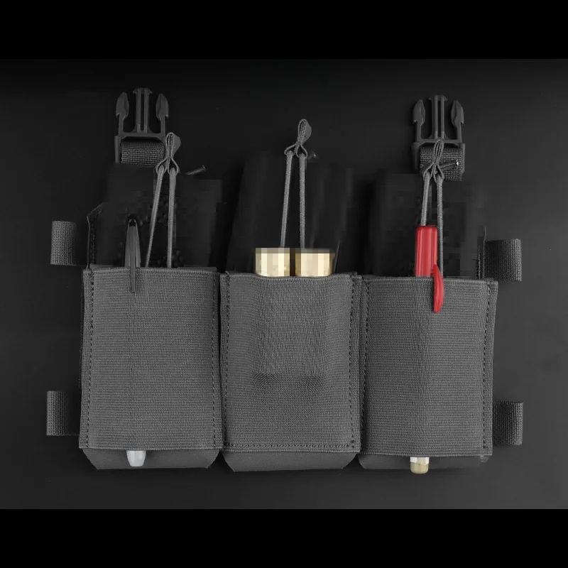Multipurpose Triple Rifle Mag Pouch | Range Training Essential Rifle Magazine Pouch | For Wilderness Equipment Accessories