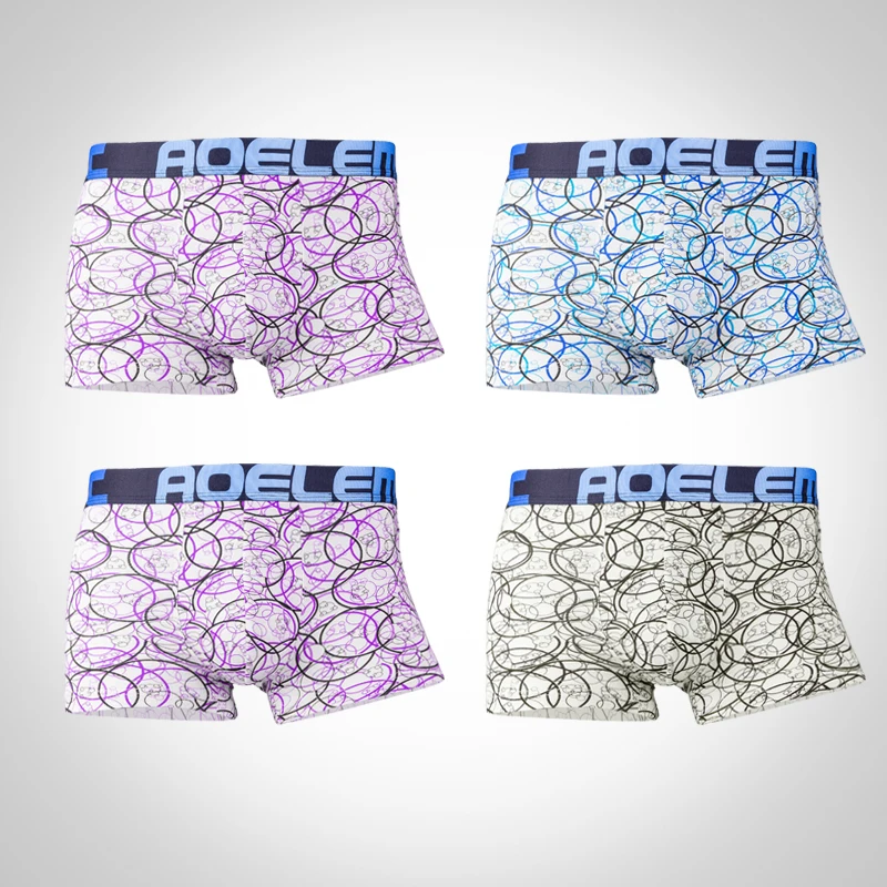 1 قطعة القطب الجنوبي ملابس داخلية للرجال الشباب الملاكمين الصيف من خلال شخصية U أثار الأولاد السروال الملاكمين المطبوعة سراويل بوكسر الرأس