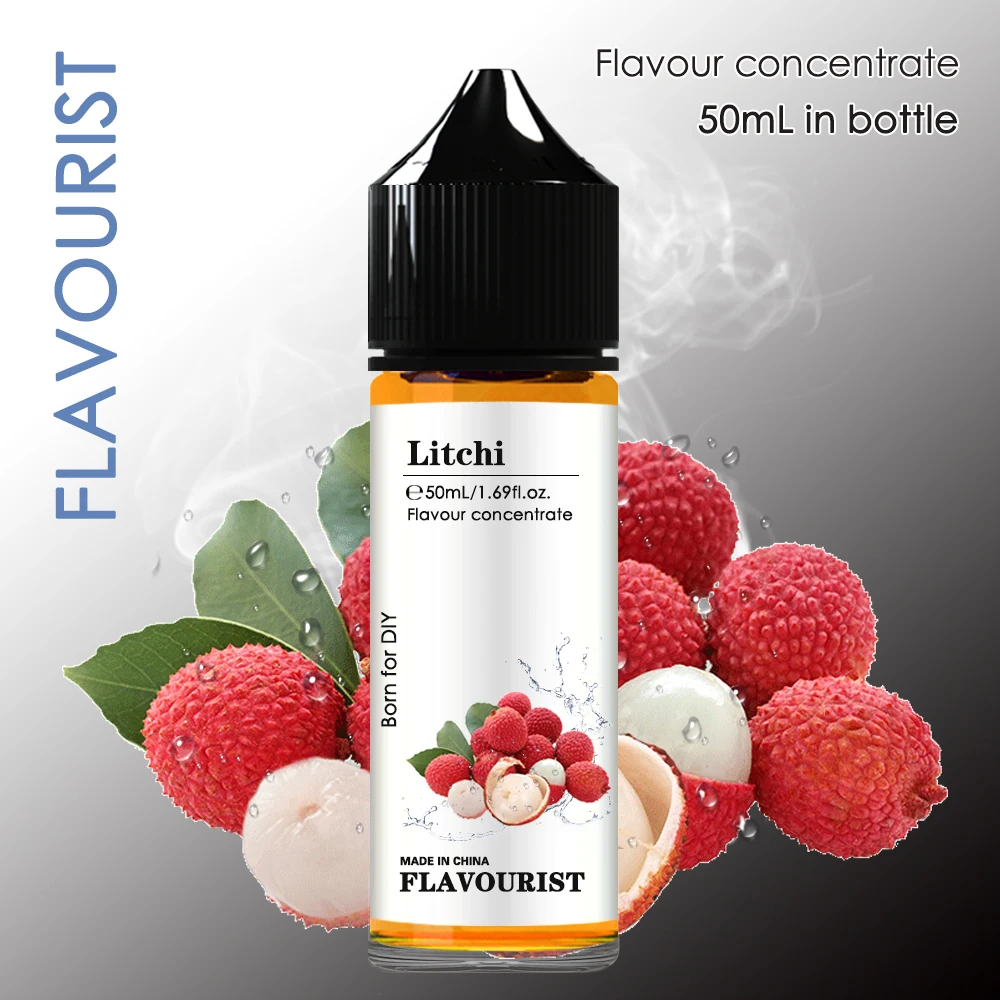 FLAVOURIST Litchi aroma flavor Water solubility Lychee fruit Flavour Concentrate for DIY lipgloss liquid