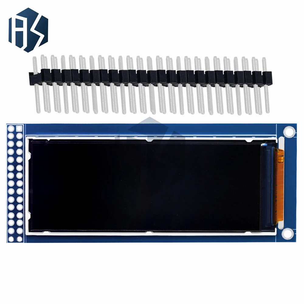 2.8-3.3v 2.86 pollici 376×960 ST7701 chip TFT SPI Modulo display LCD a colori per arduino/ST