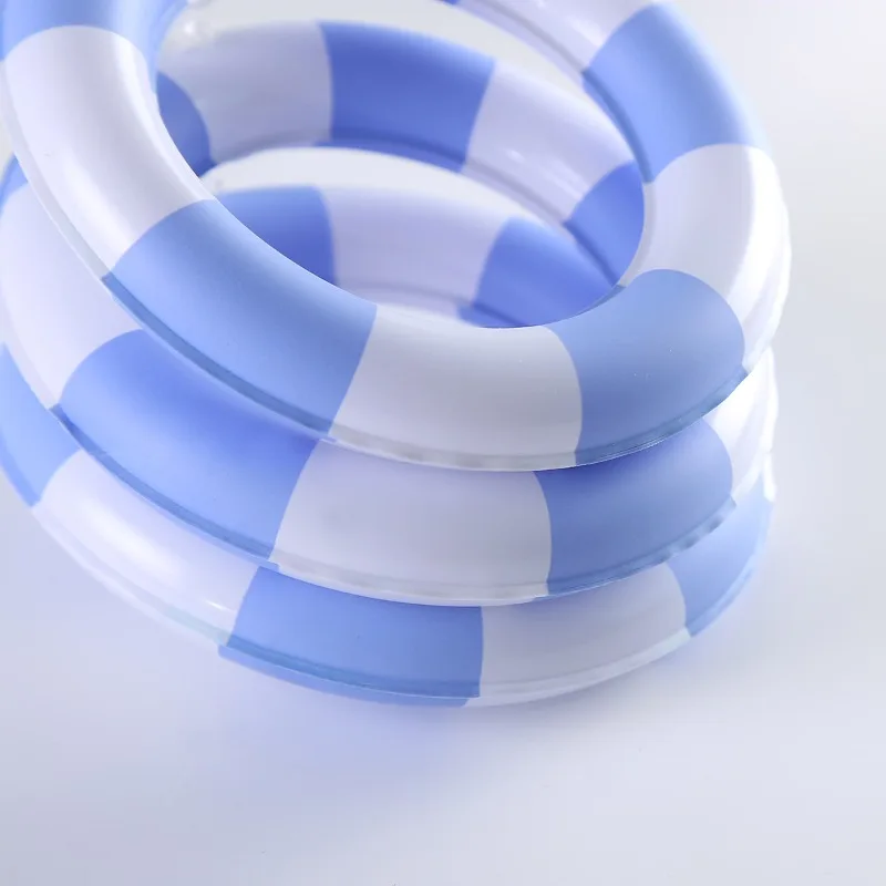 Kids Mini Swim Ring Summer Fun Swimming Pool Float Ring Toys for Rubber Ducks Dolls Floating Bath Toy Pool Mini Inflatable Toy