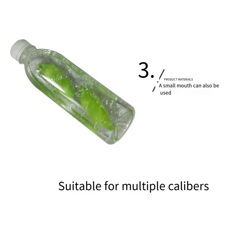 

ABKJ-18 шт., губка для чистки бутылок с зеленой фасолью, кухонная щетка для чистки чашек, многоразовая губка для чистки бутылок, стеклянная бутылка, простая в использовании