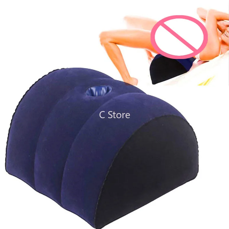 Sex Pillow for Sex Toys Couples Inflatable Air Blow Body Support Pad Cushion Furnitures Vibrator Adults Games Sexy Bdsm Pillows