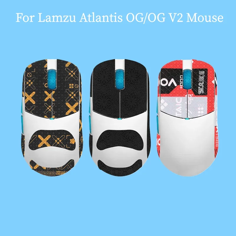 Ultrathin Anti-Slip Sticker， Sweat Proof Grip Tape， 1 Set Protective Skin， For Lamzu Series Mouse