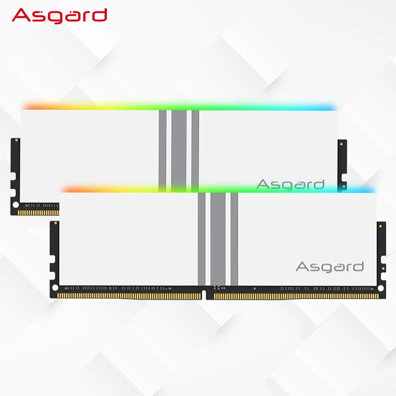 Asgard v5 ddr4 rgb ram 8gbx2 16gb 32gb 16gbx2 3200mhz 3600mhz canal duplo impressionante memória de iluminação ddr4 rgb ram para desktop