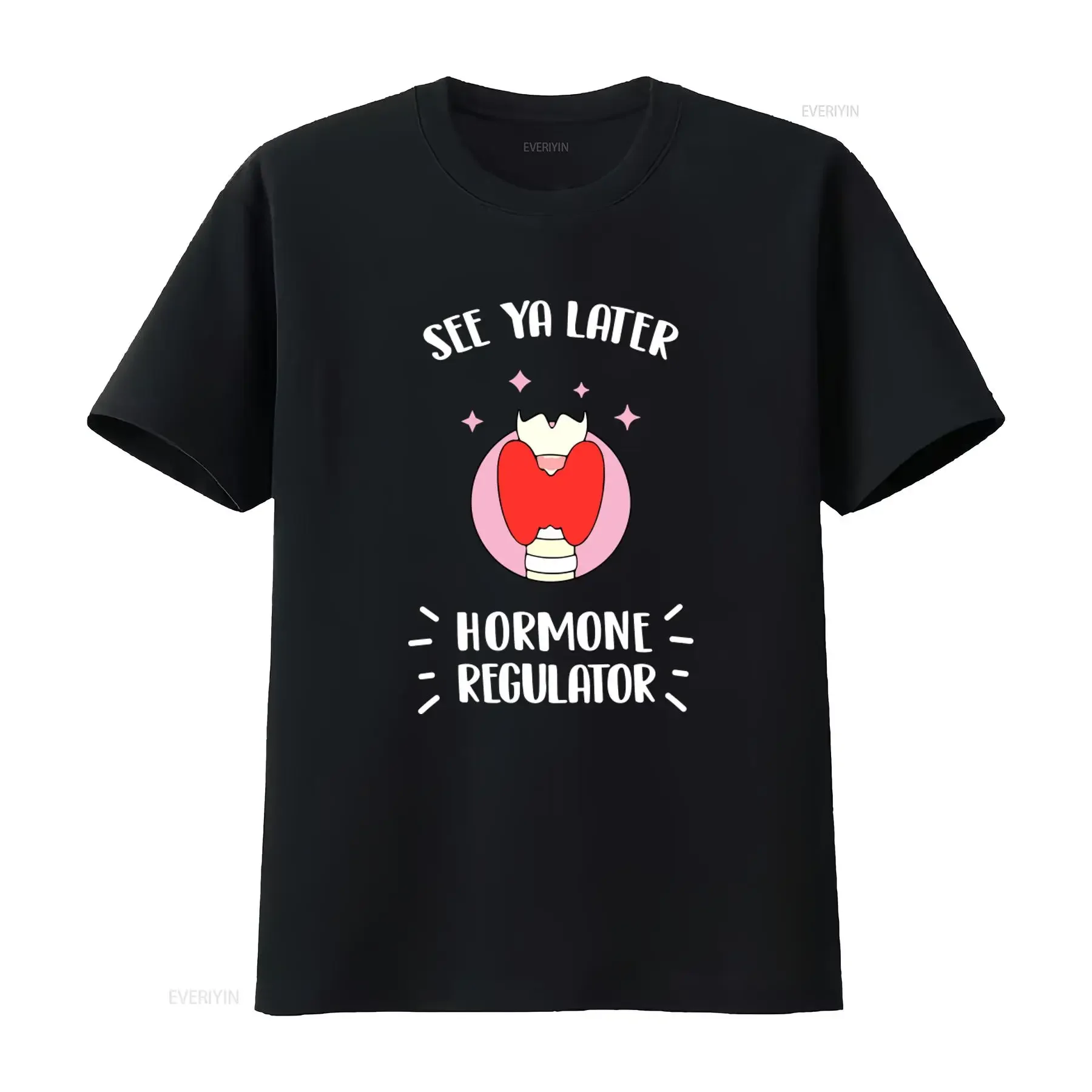 Thyroid Cancer Awareness T Shirt See Ya Later Hormone Regulator Surgery Support Design vintage Washed Soft homme Stretched