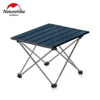 Naturehike-Aluminum Alloy Folding Table, Portable, Light Weight, Picnic, Travel, BBQ, Wild Camping, FT08, NH19Z008-Z