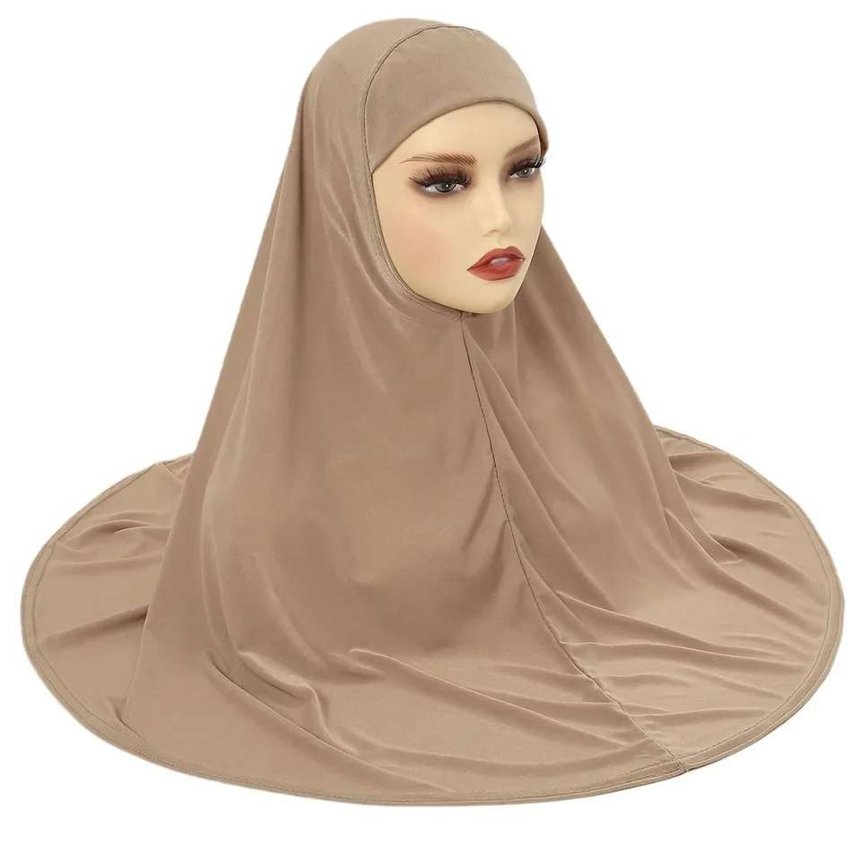 Foulard pull-on in tinta unita moda sciarpa malese in lino di cristallo di vendita calda 80 * 90 cm