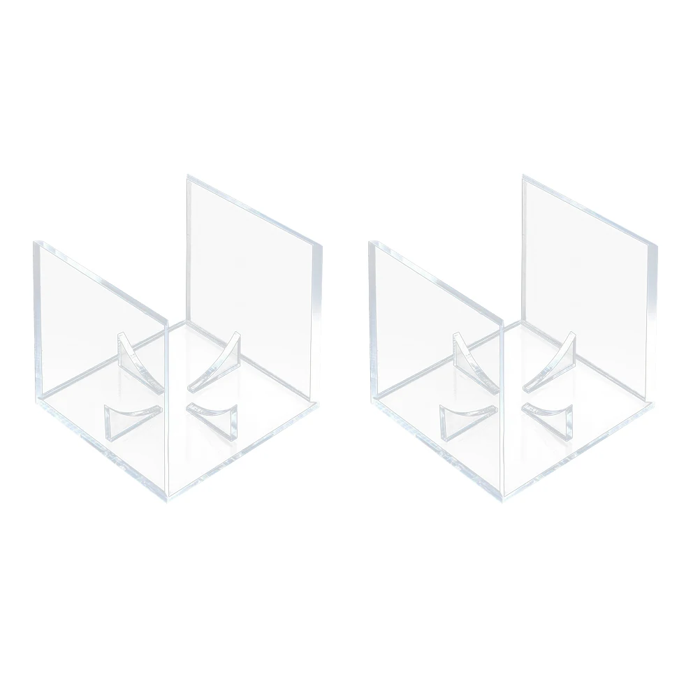 

2 pcs Acrylic Baseball Box Softball Display Holder Clear Transparent Case For Ball Support Bat Stand Collectors Gifts