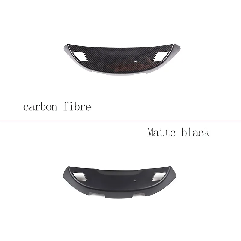 ABS Matte black For Chevrolet Corvette C7 2014-2019 Car Interior Rearview Mirror Base Shell Sticker Interior Accessories