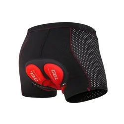 Cycling Gel Shorts Man Bicycle Inner Shorts Thick Silicone Mountain Bicycle Pad Pants Quick Dry Sport Shorts Cycling Equipment