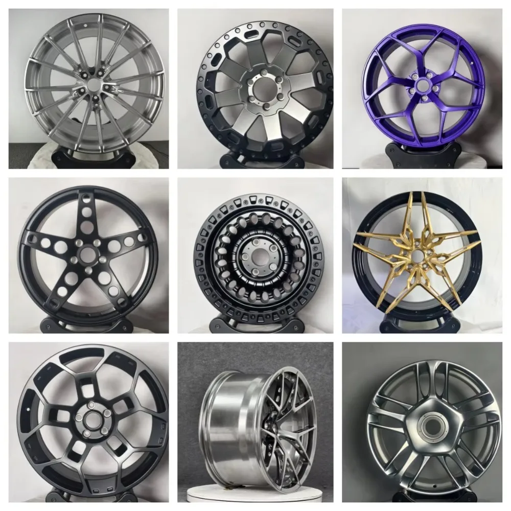 

universal cross-border alloy passenger car wheels New forged aluminum alloy five-spoke wheels chrome-plated surface