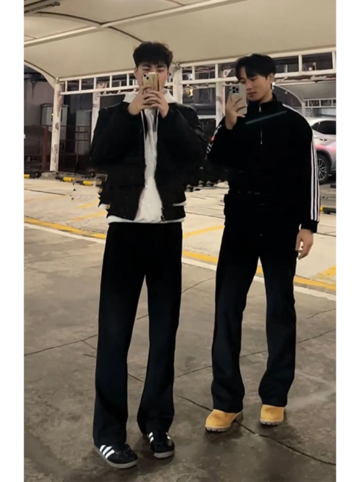 

Мужские повседневные брюки Pure Bla Fce на подкладке, осенне-зимние, в американском уличном стиле, прямые, с эффектом стройности