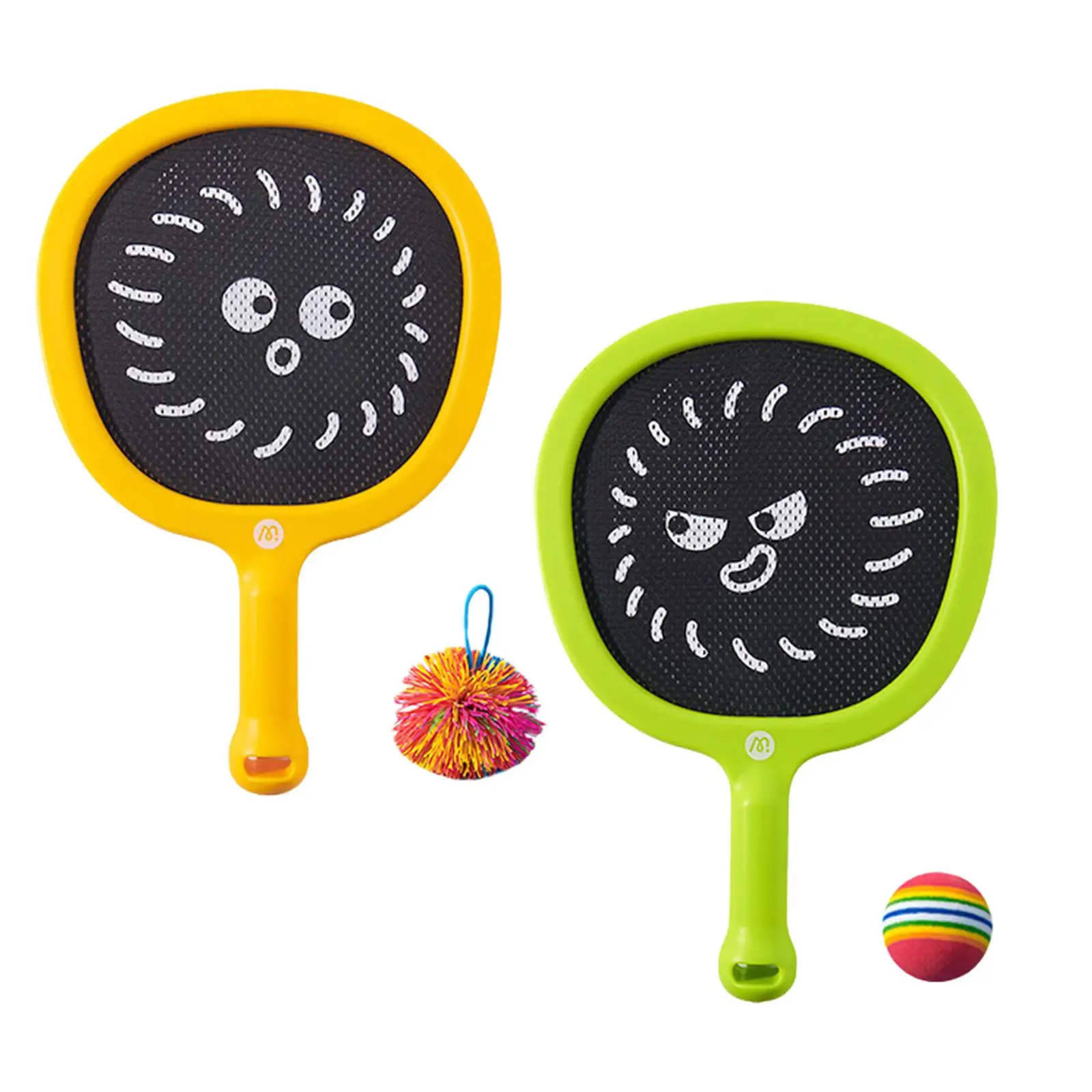 Kids Tennis Racket Set Comfortable Nonslip Grip Lightweight Portable Sport Tennis for Beginner Exercise Outdoor Game Indoor Gym