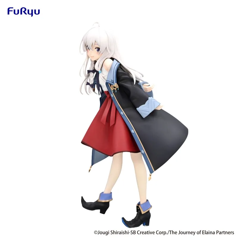 Genuine Original FuRyu THE JOURNRY OF ELAINA Elaina PVC 20CM Anime Figures Model Collectible Model Dolls Statuette Ornament Gift