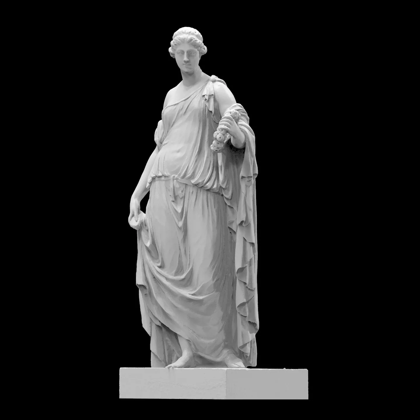 

Скульптура «Богиня Флора», 3D-печать из смолы, ручная роспись, декор с текстурой под гипс (отправка в течение 10 дней)