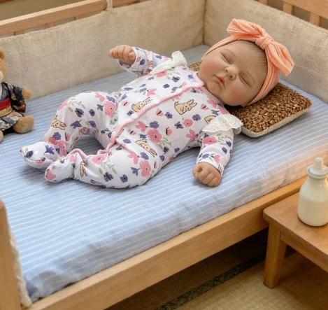 

Кукла NPK 19'' Real Looking Reborn Peaches — премиальная кукла-реборн ручной работы, реалистичная коллекционная, с 3D-эффектом кожи