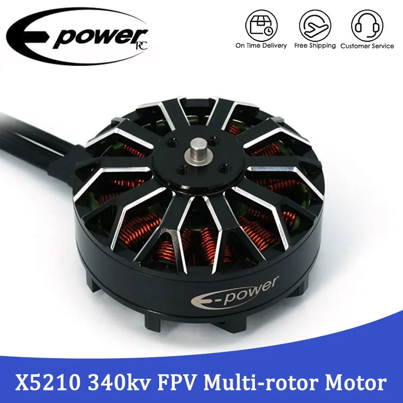 E-POWERRC X5210 5210 340KV 500KV Waterproof Brushless Motor Parts For FPV Multirotor Motors RC Helicopters Toy Accessorys