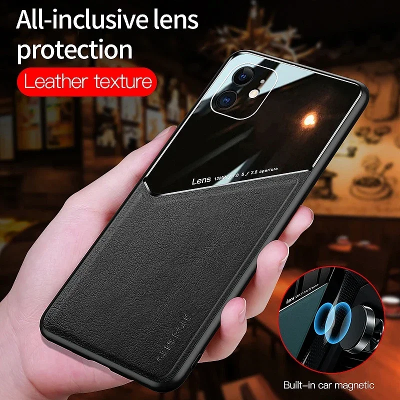 Shockproof Case For Apple iPhone 11 12 13 14 15 16 17 Pro XS Max Mini 16E 17E X XR 8 7 Plus SE 2022 2020 SE3 Magnet Case Cover