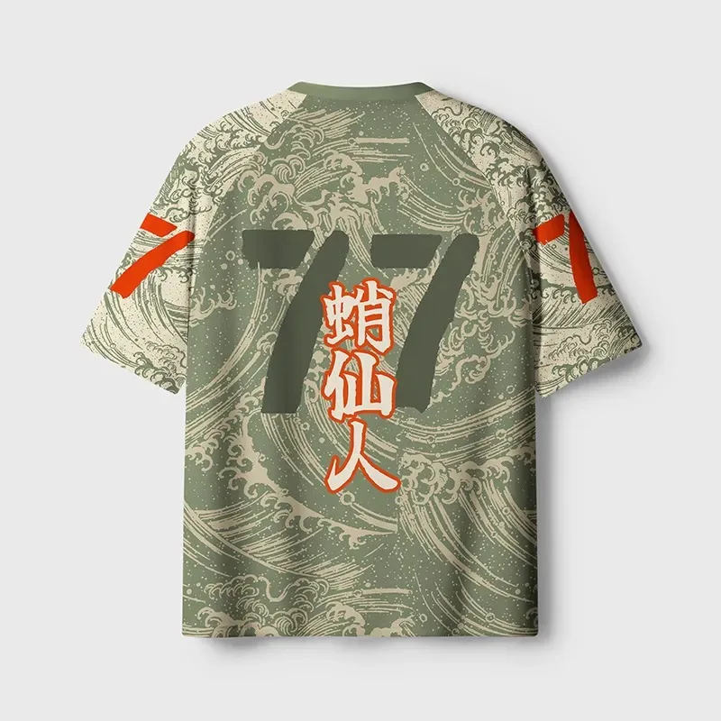 2026 Summer Hot Selling Fashion Casual Round Neck Fun Octopus Jersey T-shirt Adult and Children Loose Quick Drying Sports Shirt