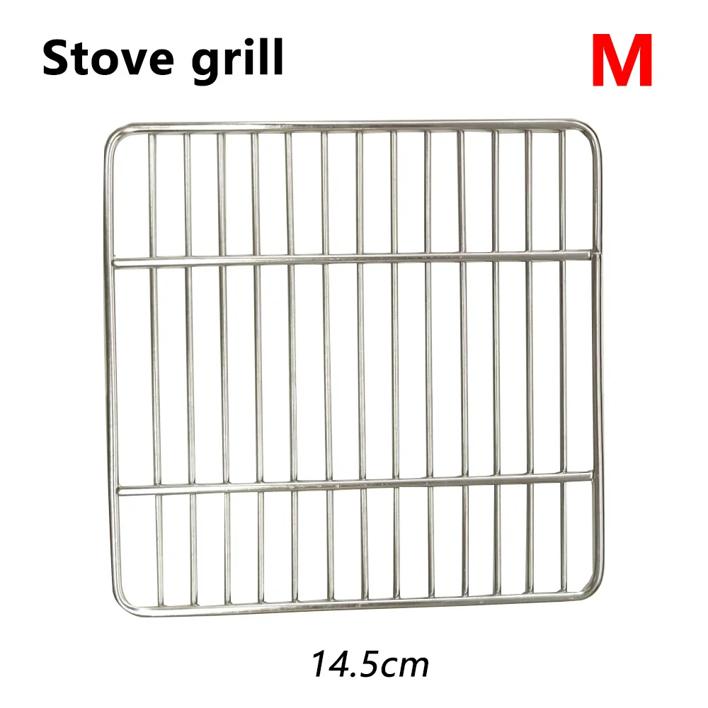 Square BBQ Grill Mesh Mat 304 Stainless Steel Grill Wire Mesh Outdoor Camping Pot Rack Japanese Barbecue Non-stick Grilling Mats