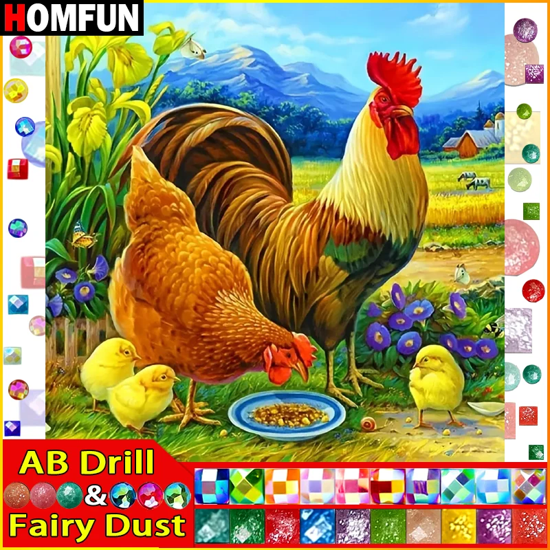 HOMFUN Fairy Dust AB Full diamond Painting 