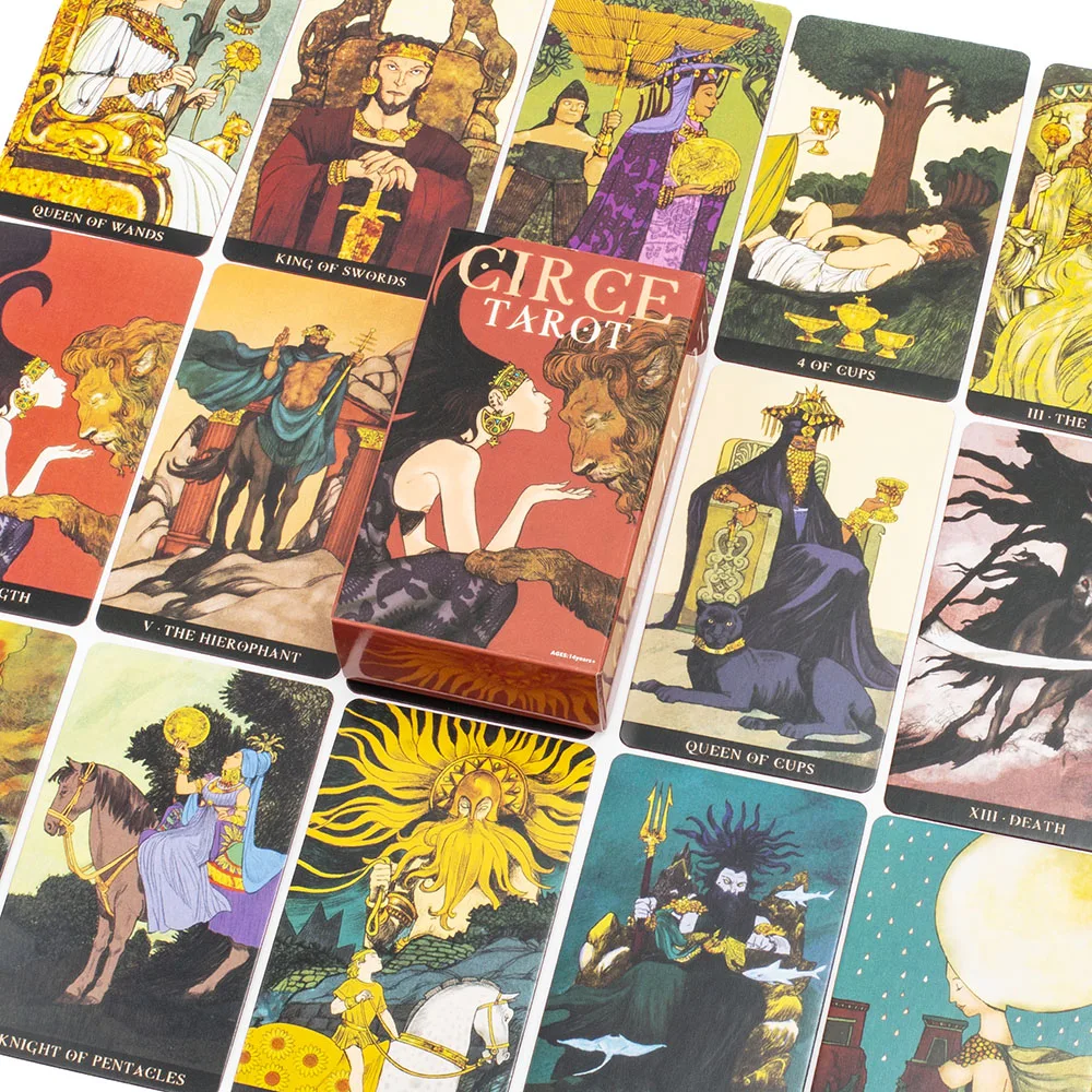 2024 NEW Circe Tarot Cards 10.3*6Cm 78Pcs Divination Fate Deck Board Game Card For Family Party