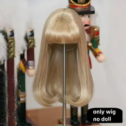 30cm Doll Wig 1/6 BJD Wig Curly Soft Doll Wig Dolls Hair Suitable for1/6 BJD Doll Wig Toy Accessories Dress Up DIY Toys Children