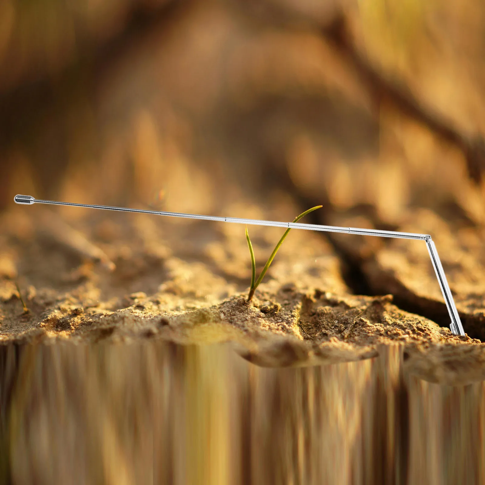 

2Pcs Stainless Steel Dowsing Rods Dual Rods for Water Vein Detection Spiritual Divining Magnetic Field Sensitive Ghost and