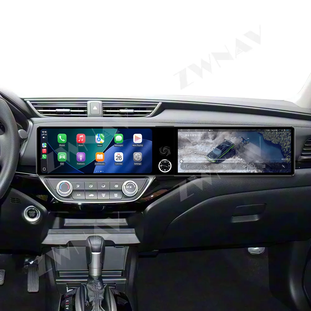 

Двойной 12,3-дюймовый мультимедийный проигрыватель с GPS-навигацией, Android 13.0, CarPlay и беспроводным радио для Honda CRIDER/ENVIX 2019-2022 годов выпуска.