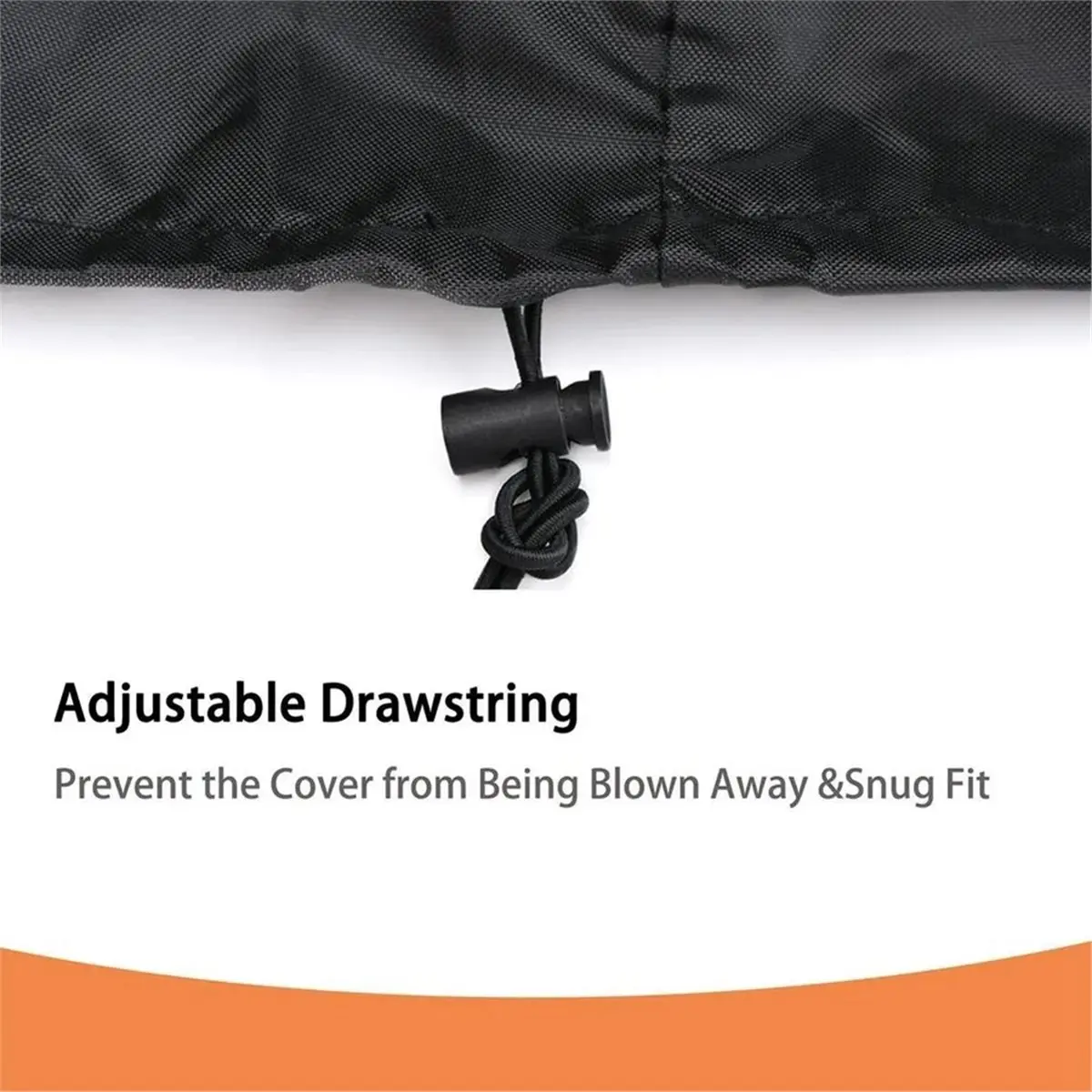 55 Gallon Drum Cover with Stretchable Drawstring Fit Most Water and Trash Can Waterproof Rain Cover