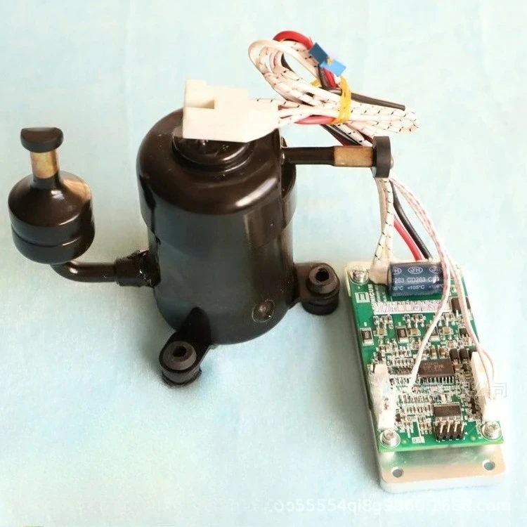 

for St19Dc Compressor 12V24V48V Max 450W Capacity R134A Suitable for Portable Refrigerator Mini Air Conditioner Compressor