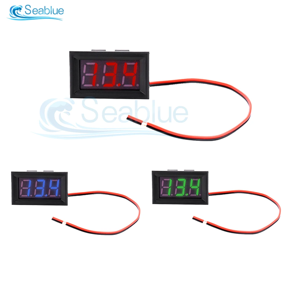 0.56 Inch LED Digital Voltmeter AC 70-500V Voltage Meter Voltage Tester Detector 110V 220V Red Green Blue Orange White