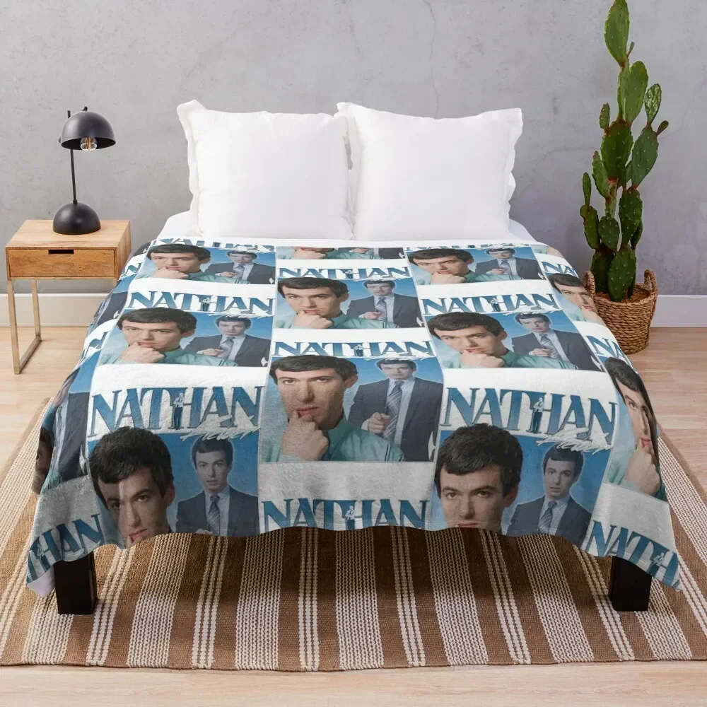 

Nathan Fielder, 90's, Vintage, Throw Blanket Decoratives Softest Luxury St Nap Blankets
