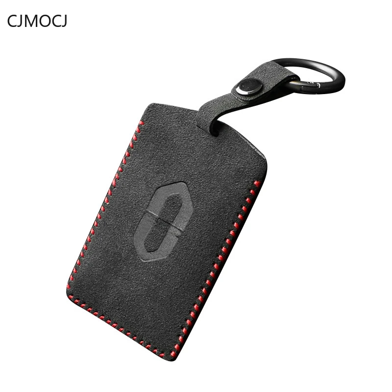 

Key Case for AITO M5 - Premium Suede Key Cover Card Holder Keychain Keybag