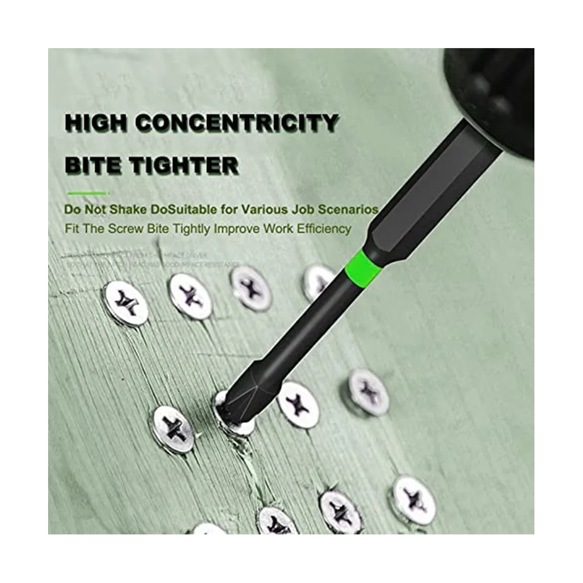 Chave de fenda Bit Set para furadeira de impacto, S2 Driver Drilling Work Set, Bits cabeça forte, novo, 2022, 12pcs